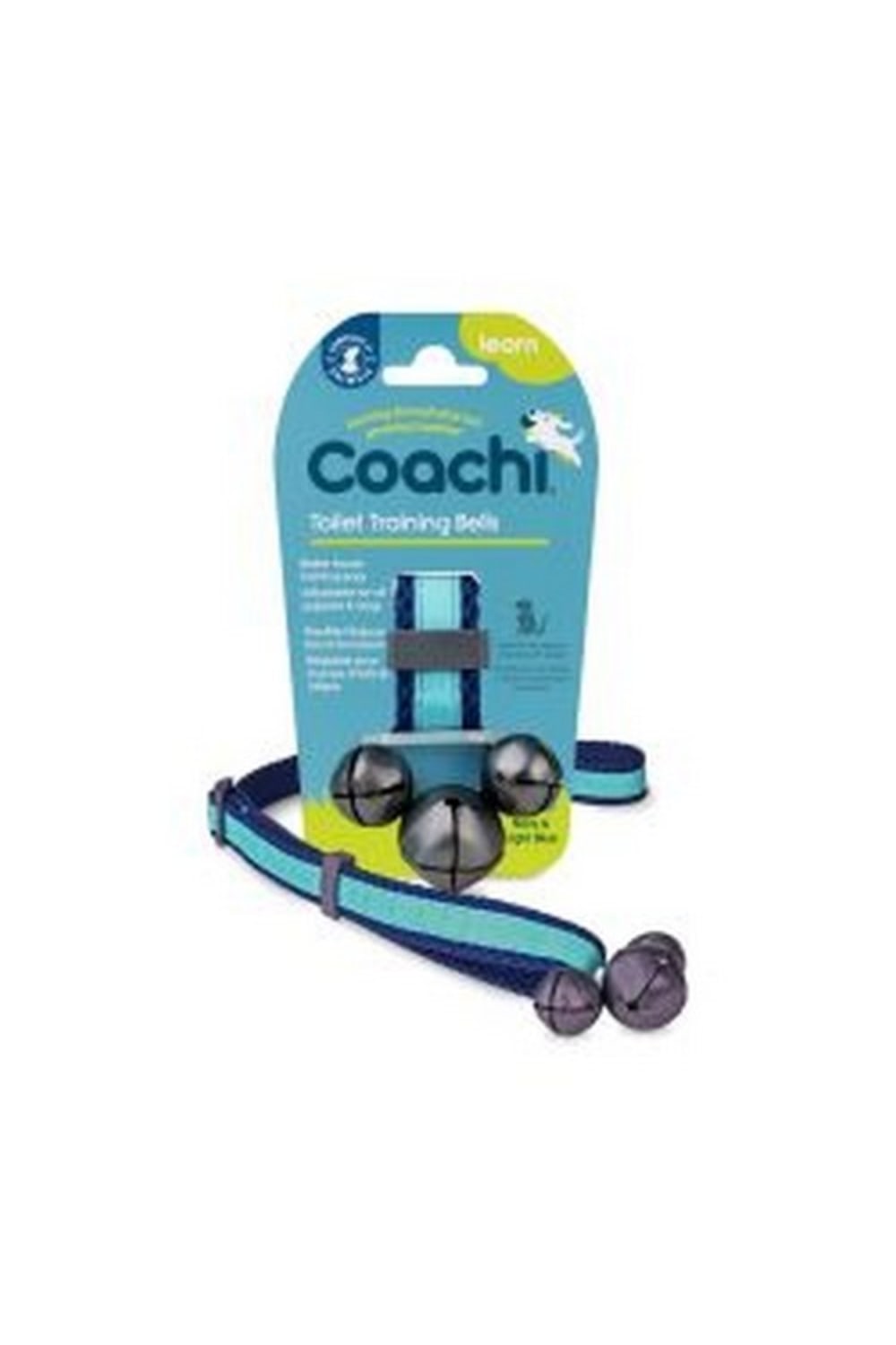 Coachi Dog Toilet Training Bell - Navy/Blue