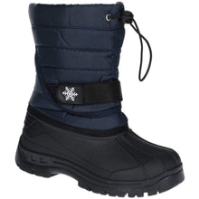 Load image into Gallery viewer, Cotswold Childrens/Kids Icicle Snow Boot (Navy)