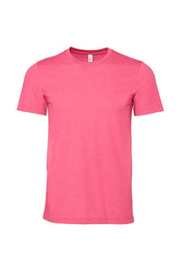 Bella + Canvas Adults Unisex Heather CVC T-Shirt (Pink Heather)