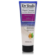 Load image into Gallery viewer, Dr Teal&#39;s Pure Epsom Salt Foot Cream by Dr Teal&#39;s Pure Epsom Salt Foot Cream with Shea Butter &amp; Aloe Vera &amp; Vitamin E 8 oz