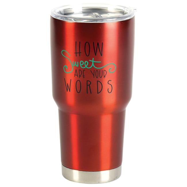 SSTUM30R-3 30 oz How Sweet Are Your Tumbler - Red