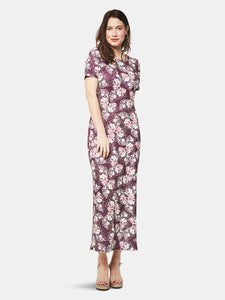 Eva Maxi Dress in Abstract Butterfly