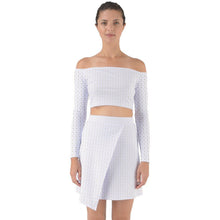 Load image into Gallery viewer, Star Light  Off Shoulder Top with Skirt Set