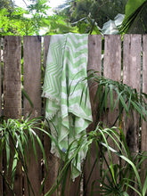 Load image into Gallery viewer, Mersin Chevron Towel / Blanket - Green
