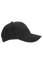 Load image into Gallery viewer, Beechfield® Adults Unisex Athleisure Cotton Baseball Cap (Pack of 2) (Graphite Grey/Black)