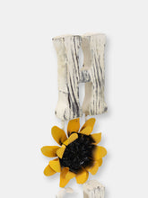 Load image into Gallery viewer, Indoor/outdoor Metal Home Sign with Decorative Sunflower - 24.5&quot;