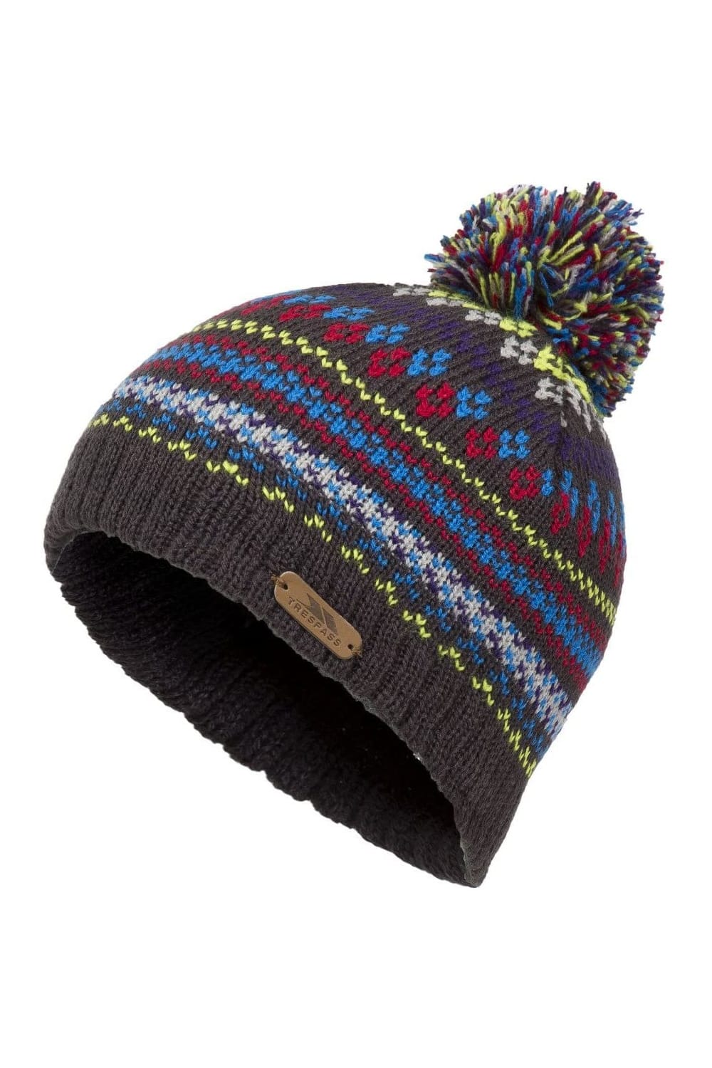 Trespass Childrens/Kids Garrity Winter Hat (Multicolored)