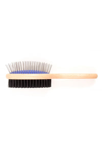 Ancol Ergo Wooden Hand Double Sided Brush (May Vary) (One Size)
