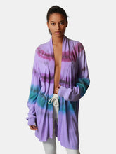 Load image into Gallery viewer, Knit Cardigan in Purple Haze Tie Dye