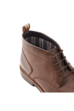 Load image into Gallery viewer, Mens Noak Leather Chukka Boots (Dark Brown)