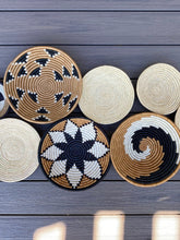 Load image into Gallery viewer, Moon’s Unique Set of 9 African Baskets 7.5&quot;-12&quot; Wall Baskets Set
