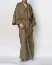 Load image into Gallery viewer, Sai Full-Length Linen Robe