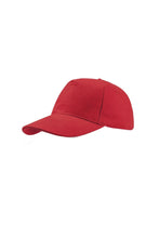Load image into Gallery viewer, Atlantis Liberty Six Brushed Cotton 6 Panel Cap (Red)