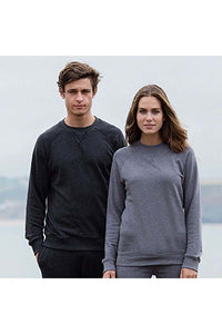 Front Row Adults Unisex French Terry Sweatshirt (Navy Marl)