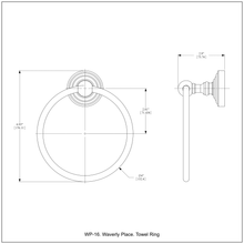 Load image into Gallery viewer, Waverly Place Collection Towel Ring