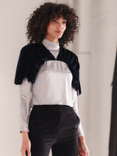 Load image into Gallery viewer, Lea Ruched Velvet Top