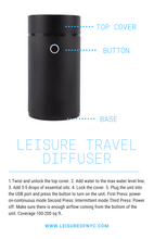 Load image into Gallery viewer, Leisure Travel Diffuser