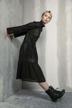 Load image into Gallery viewer, Adri Dress / Black Cotton Eyelet