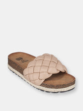 Load image into Gallery viewer, Lesley Nude Footbed Sandals
