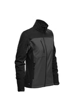 Load image into Gallery viewer, Stormtech Womens/Ladies Cascades Soft Shell Jacket (Dolphin/Black)