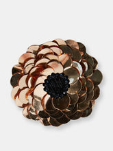 Load image into Gallery viewer, Gold Flower Brooch Barrette Combo