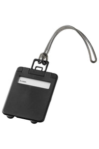 Bullet Taggy Luggage Tag (Solid Black) (3.7 x 2.2 x 0.2 inches)