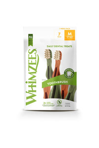 Whimzees Dog Dental Treats (Pack of 7) (Green/Orange) (M)