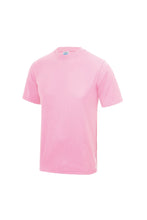 Load image into Gallery viewer, Just Cool Mens Performance Plain T-Shirt (Baby Pink)