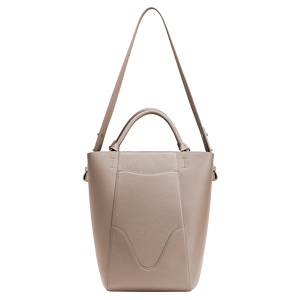 Marina Bucket Latte Matte | Tan bucket bag