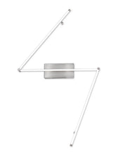 Load image into Gallery viewer, Nova of California Flaven 4&quot; Hardwired Wall Sconce Wall Decor in Satin Nickel for Bedroom Livingroom  Hallway Brass