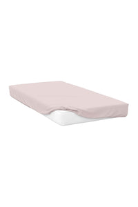Belledorm 200 Thread Count Egyptian Cotton Fitted Sheet (Powder Pink) (6ft 6)
