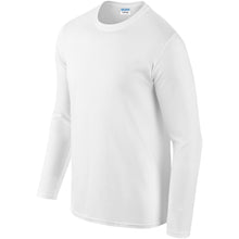 Load image into Gallery viewer, Gildan Mens Soft Style Long Sleeve T-Shirt (Pack of 5) (White)