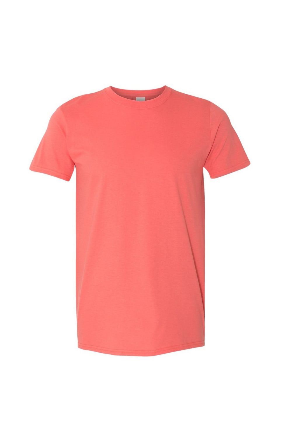 Gildan Mens Short Sleeve Soft-Style T-Shirt (Coral Silk)