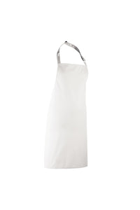 Ladies/Womens Colours Bip Apron With Pocket / Workwear (Pack Of 2) (White) (One Size)
