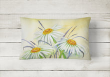 Load image into Gallery viewer, 12 in x 16 in  Outdoor Throw Pillow Daisies by Maureen Bonfield Canvas Fabric Decorative Pillow