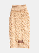 Load image into Gallery viewer, Cream Wool Turtleneck Sweater