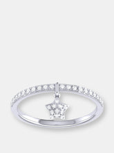 Load image into Gallery viewer, Starkissed Diamond Charm Ring in Sterling Silver