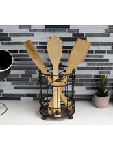 Load image into Gallery viewer, Arbor Collection Cutlery Holder with Mesh Bottom and Non-Skid Feet, Oil-Rubbed Bronze