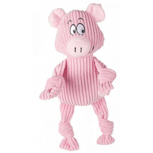 Fofos Pig Plush Dog Toy (Pink) (M, L)