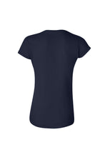 Load image into Gallery viewer, Gildan Ladies Soft Style Short Sleeve T-Shirt (Navy)