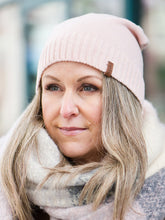 Load image into Gallery viewer, Faux Cashmere Beanie Hat | Blush
