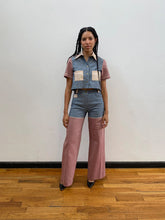 Load image into Gallery viewer, Color Block Wide Leg Pant