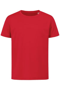 Stedman Childrens/Kids Sports Active T-Shirt (Crimson)