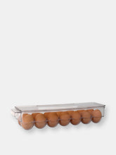 Load image into Gallery viewer, Michael Graves Design Stackable 14 Compartment Plastic Egg Container with Lid, Clear