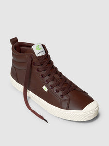 OCA High Brown Premium Leather Sneaker Women