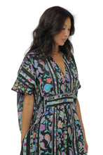 Load image into Gallery viewer, Painted Paisley Maxi Caftan