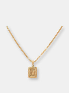 Two Way Initial Tag Necklace