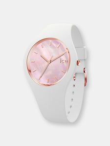 Ice-Watch Women's Pearl 017126 White Silicone Quartz Fashion Watch