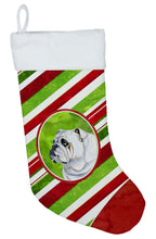 Load image into Gallery viewer, Bulldog English Candy Cane Holiday Christmas Christmas Stocking