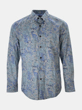 Load image into Gallery viewer, Morris York Floral Shirt Sea